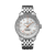 BREITLING Navitimer Automatic 35, a luxury silver stainless steel wristwatch with a white dial and multiple chronograph features.