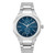 CERRUTI 1881 WATCH, Stainless steel men's watch with blue dial featuring multiple subdials and silver hands.