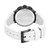 CERRUTI 1881 WATCH [CIWGO0085907], innovative wristwatch with black casing and white strap, sapphire crystal, water-resistant up to 50 meters, Swiss design, and stainless steel back cover.