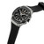CERRUTI 1881 WATCH, a modern men's wristwatch featuring a black dial with multiple sub-dials, silver-tone hands and markers, and a black textured rubber strap.