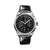 Breitling Premier B01 Chronograph 42, a luxury men's wristwatch with a black dial, silver subdials, and a black leather strap.