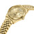 CERRUTI 1881 WATCH [CIWGH0073102], a luxury gold wristwatch featuring a gold dial with diamond hour markers, date window, and a gold linked bracelet.