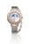 CHARRIOL St-Tropez Moonphase 35mm Rose Gold watch, luxury wristwatch with moonphase complication, mother of pearl dial, diamond hour markers, rose gold case, and mixed metal strap with chain detail.