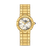 SAINT HONORE ORSAY watch, luxury gold timepiece with floral dial and bold engraved bezel.