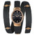 Charriol Twist Watch, elegant women's wristwatch with a black dial and gold accents, featuring a unique twisted cable strap with gold embellishments.