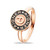 AIGNER Rose Gold-tone Fashion Ring