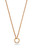 AIGNER Rose Gold-tone Fashion Necklace