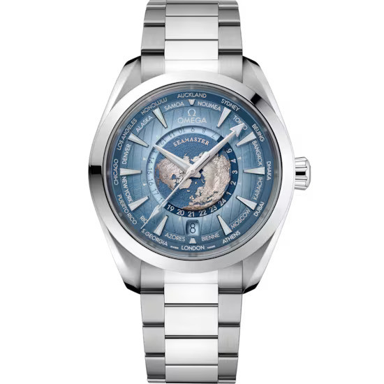 Seamaster Aqua Terra 150M co-axial Master Chronometer GMT Worldtimer 43 mm [22010432203002]