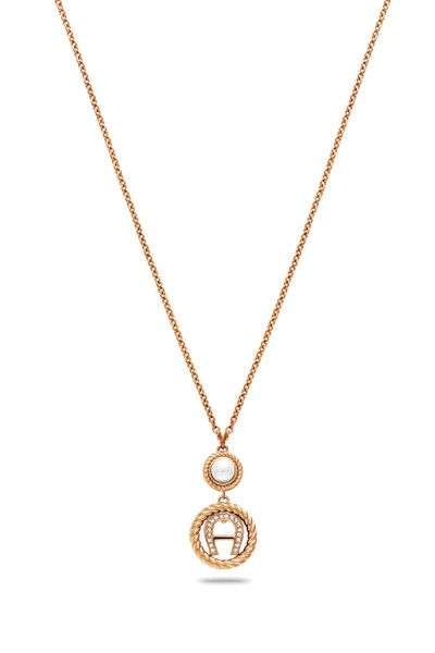 AIGNER Rose Gold-tone Fashion Necklace