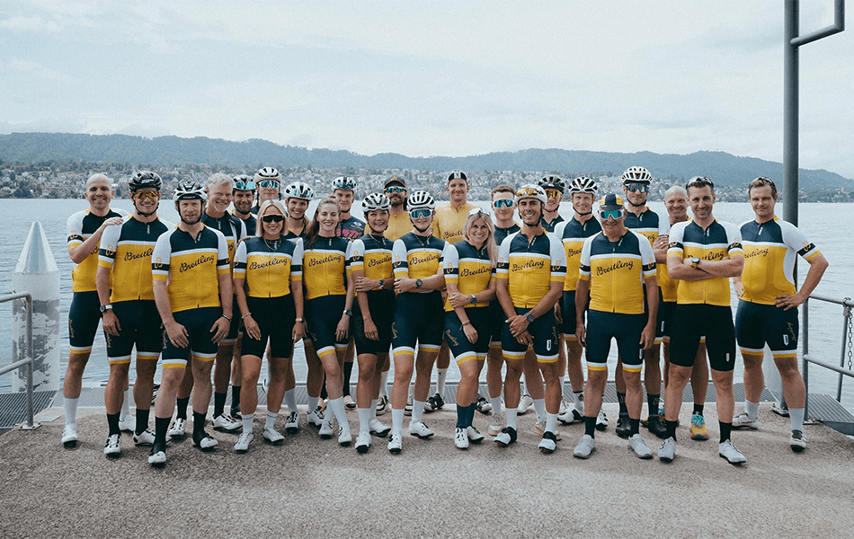 CYCLING POWERHOUSES JAN FRODENO AND VINCENZO NIBALI JOINED THE BREITLING TEAM IN SWITZERLAND'S ULTRACYCLING TORTOUR 500, RAISING FUNDS FOR THE SOCIAL MOBILITY CHARITY QHUBEKA WHILE PUTTING THE NEWLY LAUNCHED ENDURANCE PRO TO THE TEST. CYCLING POWERHOUSES JAN FRODENO AND VINCENZO NIBALI JOINED THE BREITLING TEAM IN SWITZERLAND'S ULTRACYCLING TORTOUR 500, RAISING FUNDS FOR THE SOCIAL MOBILITY CHARITY QHUBEKA WHILE PUTTING THE NEWLY LAUNCHED ENDURANCE PRO TO THE TEST.