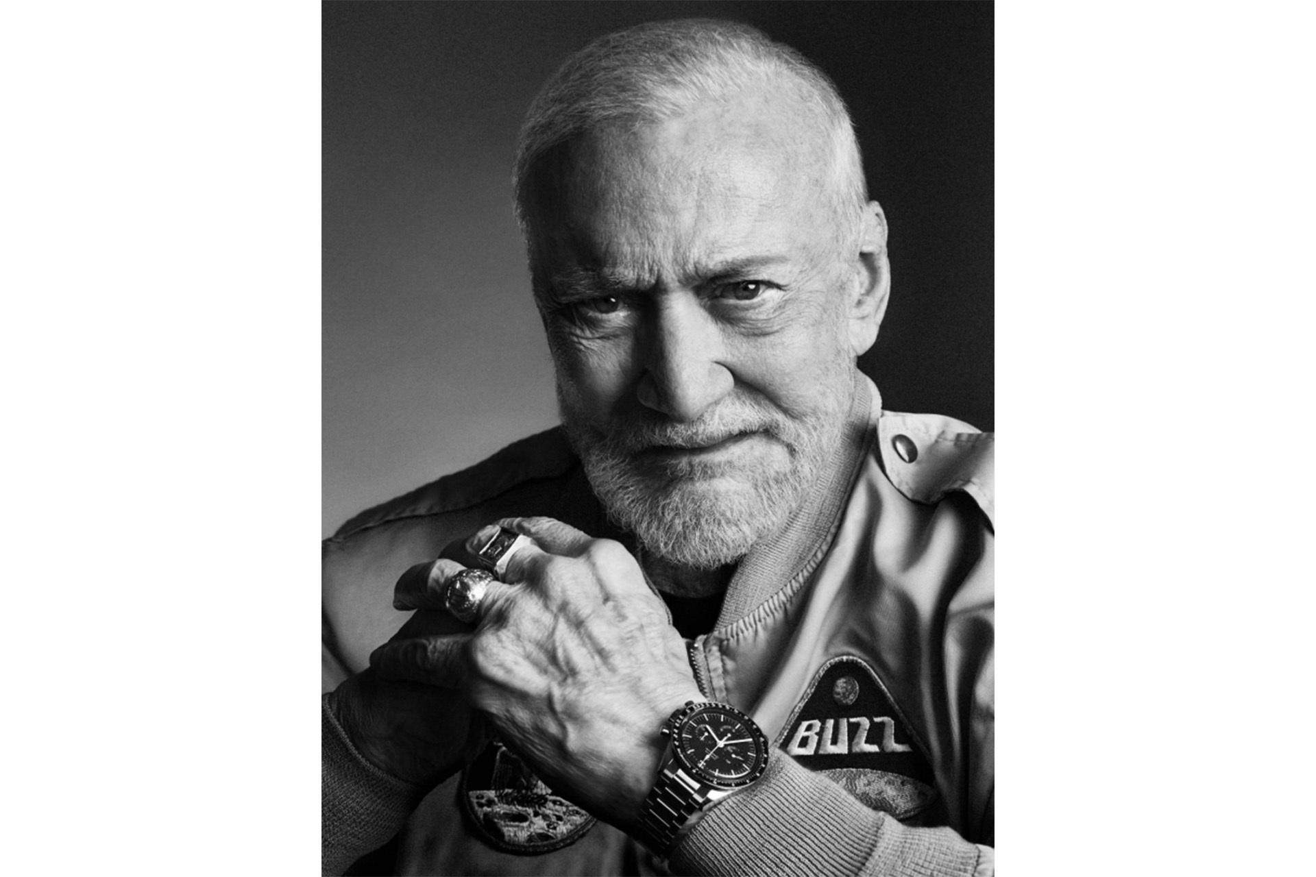 OMEGA Casts A Light On Buzz Aldrin For The Moonlanding Anniversary OMEGA Casts A Light On Buzz Aldrin For The Moonlanding Anniversary