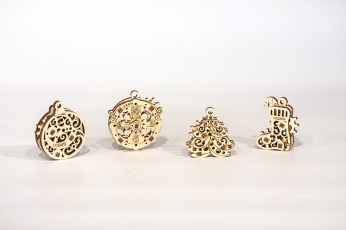 UGears Fidgets - Happy New Gear