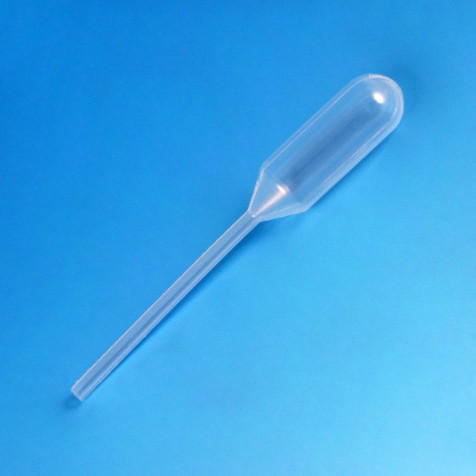 Transfer Pipet, 4.5mL, Narrow Stem, Long, 155mm, 500/Dispenser Box-GLB 136030-500