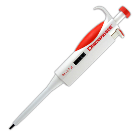Pipette, Diamond PRO, Adjustable Volume, 10 - 100uL, Blue-GLB 3311-100