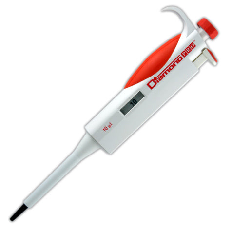 Pipette, Diamond PRO, Fixed Volume, 10uL, Pink-GLB 3312-10