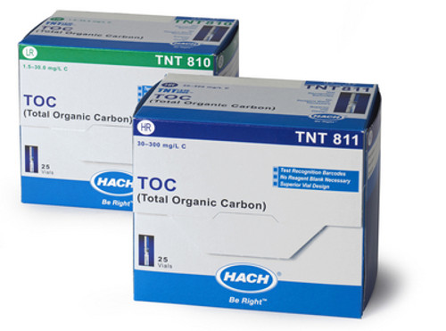 TOC TNTplus Vial Test, LR (1.5 - 30.0 mg/L C)-HACH TNT810