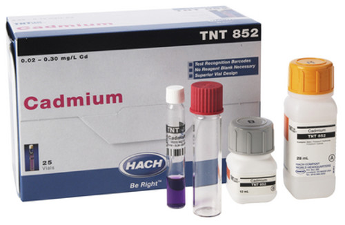 Cadmium TNTplus Vial Test (0.02-0.30 mg/L Cd)-HACH TNT852