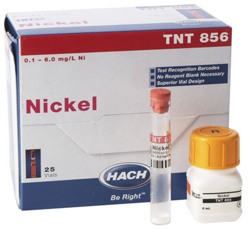 Nickel TNTplus plus Vial Test (0.1-6.0 mg/L Ni)-HACH TNT856