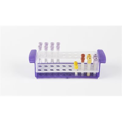 10-17mm Multi Tube Rack, Natural/Purple-HS 120498