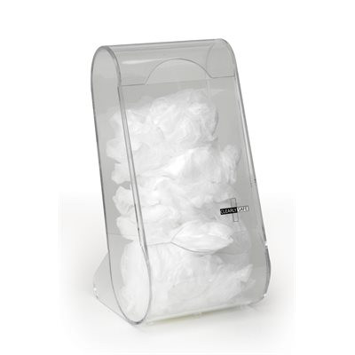 Clearly Safe® Acrylic Soft Covers Dispenser Counter or Wall Mount, Clear-HS HS1040C