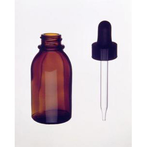 BOTTLE,DROPPING,AMB,GLASS DROPPER,60ML-KIMBLE 15040G-60