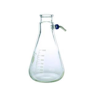 KIMAX® Heavy Wall Filtering Flasks with Quick-Release Hose Connector-KIMBLE 27070-4000