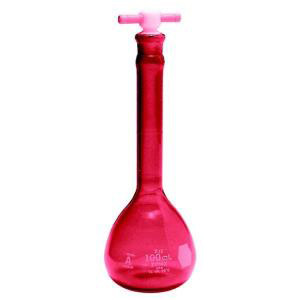 RAY-SORB® Class A Volumetric Flasks with Color-Coded PTFE Stopper-KIMBLE 28016-10