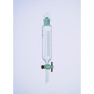 KIMAX® Graduated Double Scale Addition Funnel with PTFE Stopcock-KIMBLE 29040F-250