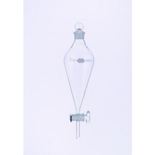 KIMAX® Squibb Pear-Shaped Separatory Funnels with Glass Stopcock-KIMBLE 29048-60