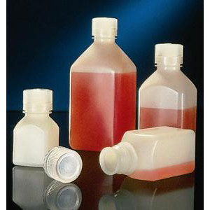Narrow-Mouth Square Bottle, Polypropylene. Nalgene-NALGE 2016-0030