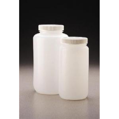 Large Wide-Mouth Bottles, HDPE. Nalgene-NALGE 2120-0010