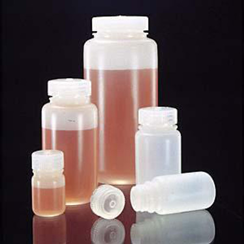 Wide-Mouth HDPE Sample Bottles, Bulk Packed. Nalgene-NALGE 332189-0002