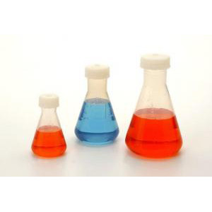 PTFE Erlenmeyer Flasks with Screw Closure-NALGE 4106-0125