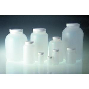 Wide Mouth Rounds With Caps. HDPE-QOR PLC-03582