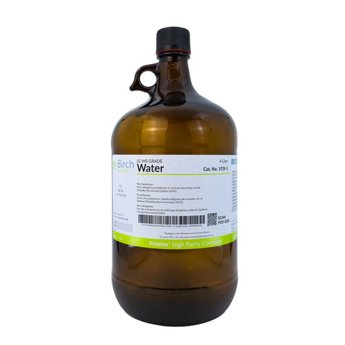 PRISTINE® Water, LC-MS Grade, 4 Liter, 4/case-BIRCH 1939-5