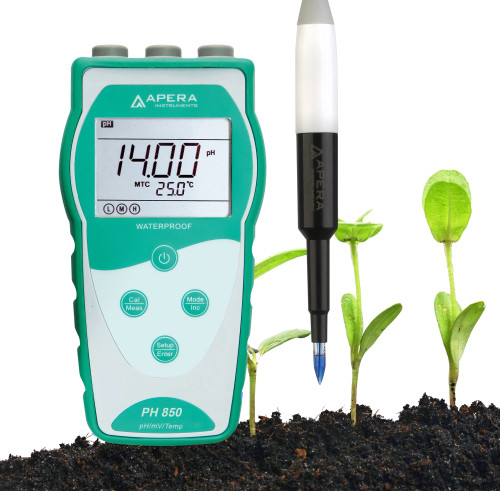 Portable pH Meter for Soil with Electrode-APERA AI5537