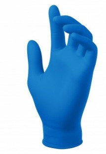 TrueForm Royal Blue Textured Nitrile Gloves-SW N301342