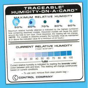 Traceable® Humidity-On-A-Card-TRACEABLE 4192