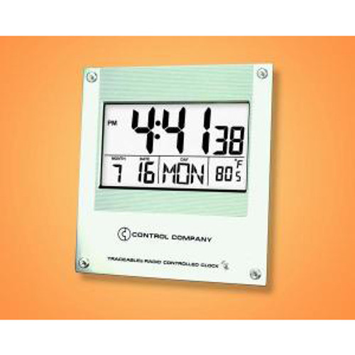Traceable® Digital Radio Atomic Wall Clock-TRACEABLE 94460-25
