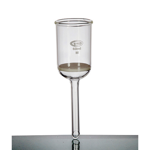 BUCHNER FUNNEL WITH FRITTED DISC, BOROSILICATE GLASS-UNITED BF256-30C