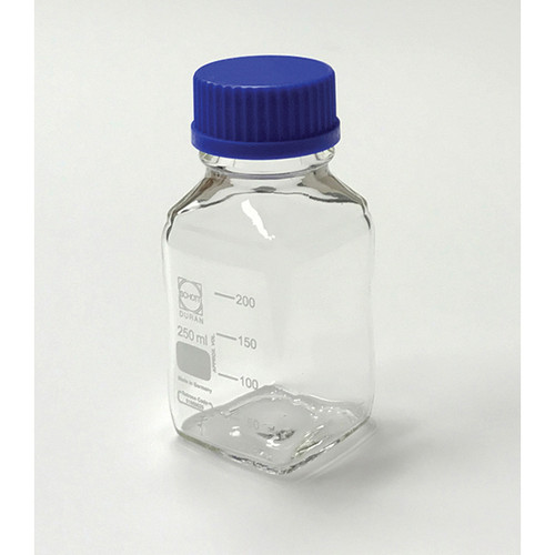 Media / Storage Bottles, Square, Borosilicate Glass-UNITED BMS1000