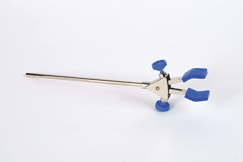 2-PRONG BURETTE CLAMP WITH EXTENSION ROD, PVC COATED GRIPS-UNITED CLPVC1