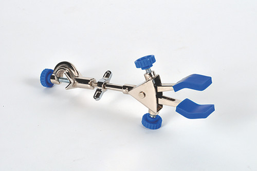 United Scientific® 2-Prong Burette Clamp With Boss Head, Silicone Coated Grips-UNITED CLSIL2