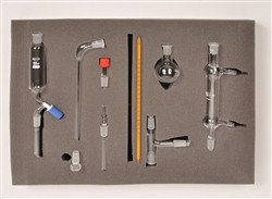 United Scientific® Standard Organic Chemistry Glassware Kit, 9 Pieces-UNITED ORGKIT-09