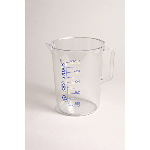 BEAKERS W/HANDLE, PRINTED GRADUATIONS, PMP-UNITED P50906