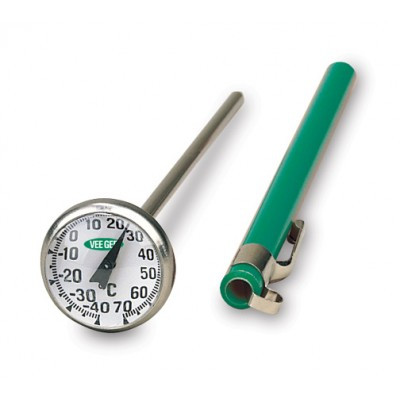 1 in Dial Thermometer 0 to 220°F-VG 81220
