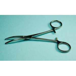 Rochester Ochsner Hemostatic Forceps, Curved. Stainless Steel-WSI 306-031
