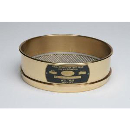 All Brass Sieves, 8 Diameter. Tyler-WST 4540