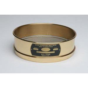 All Brass Sieves, 8 Diameter. Tyler-WST 4552