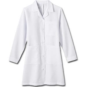 1964 Meta Ladies 37" Labcoat with iPad® Pocket. White Swan Brands-WSWAN 1964-011-16T